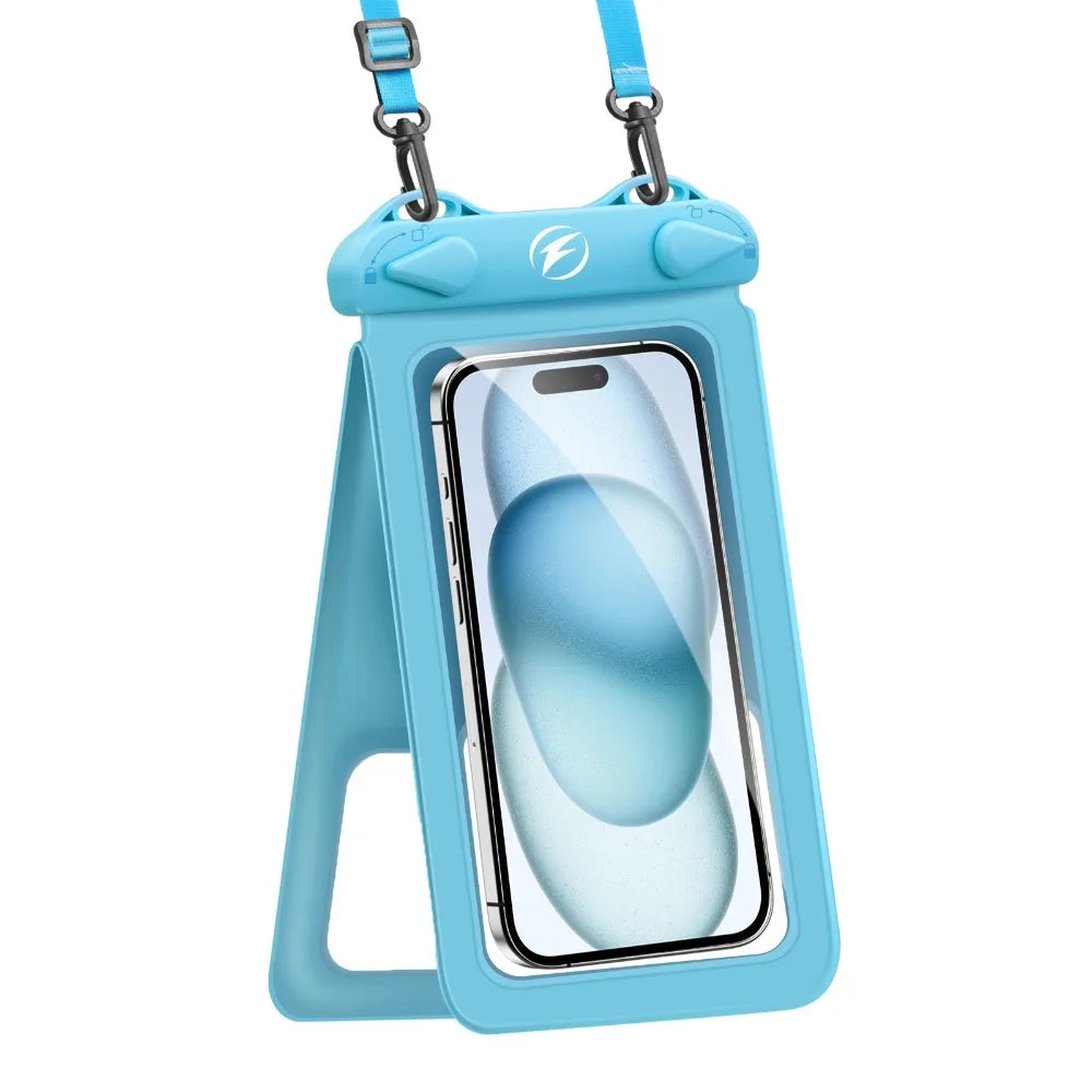 Double Pocket Waterproof Phone Bag Transparent Touch Screen Mobile Phone Waterproof Bag Universal Underwater Dry