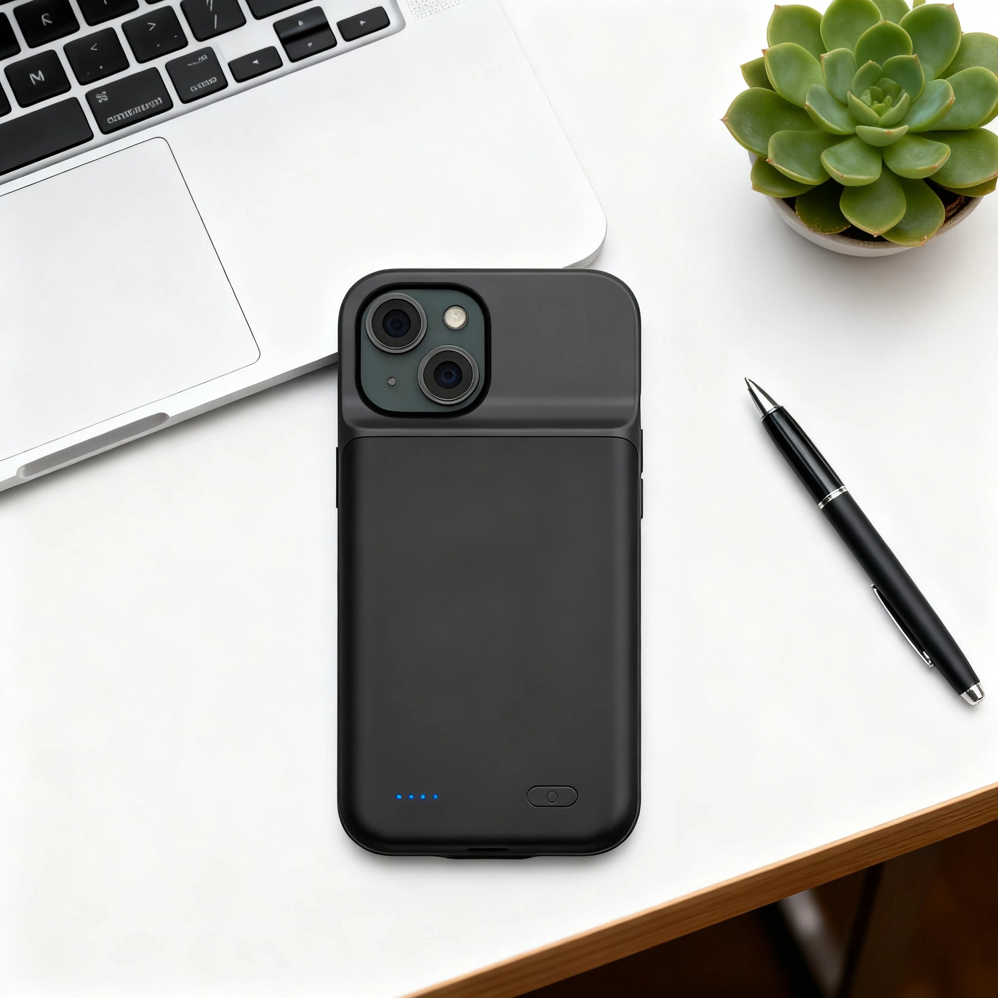 20000mAh Compatible Wireless Power Bank Suitable for IPhone 15 15Pro 15ProMax 15Plus Ultra-thin Portable Back Clip Battery Case