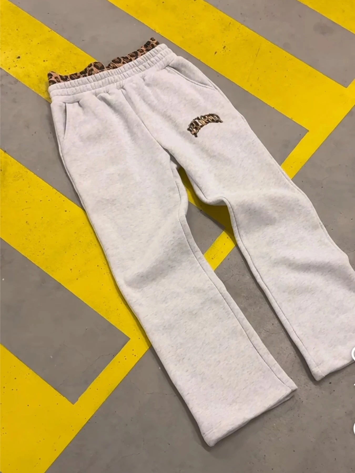 2025 new trendy high-quality cross-border leopard print casual sports men's and women's hooded sweatshirt pants