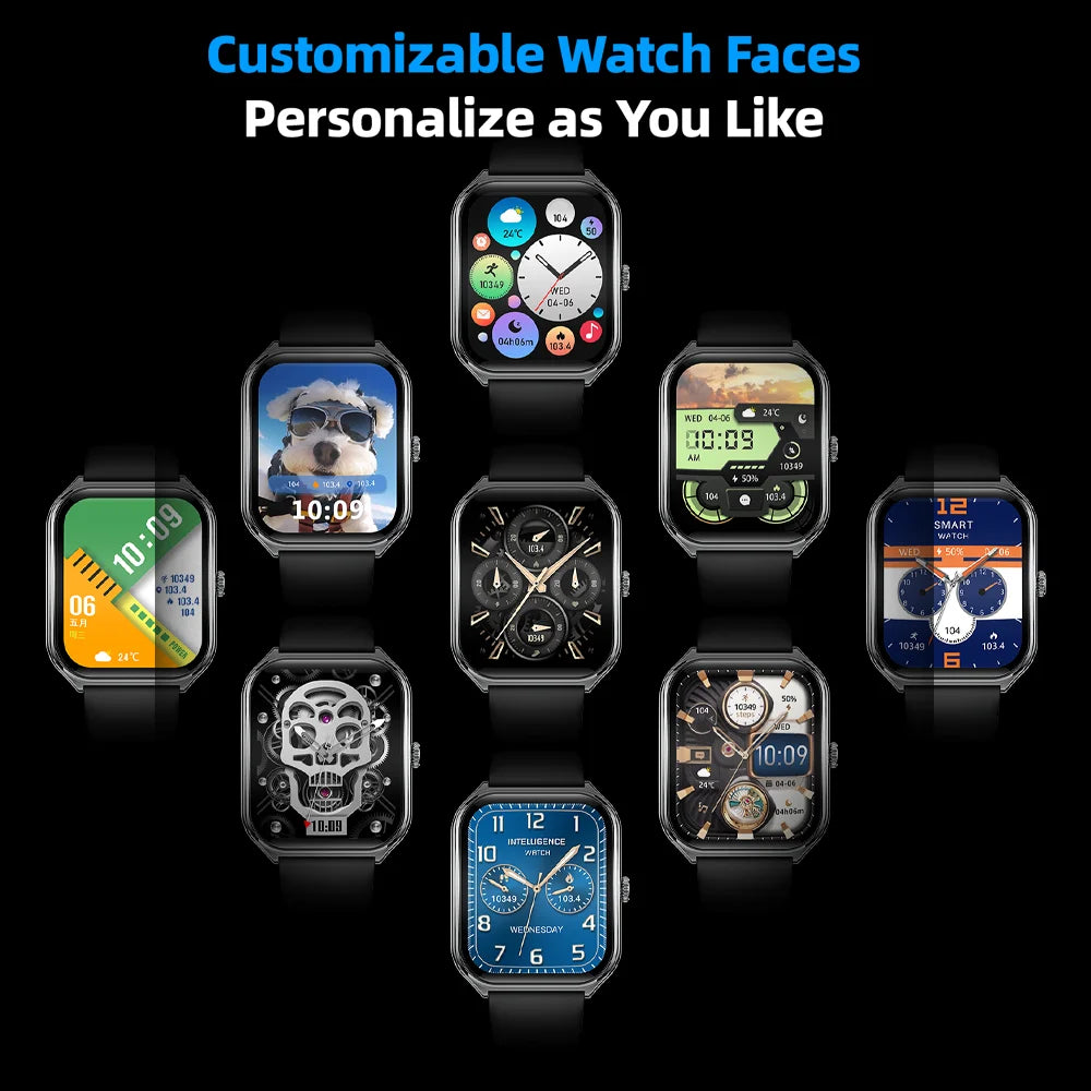 2026 Selling New Smart Watch Men Women Newest Sports SmartWatch Faces Heart Rate HD BT Call Waterproof Watches For Android iOS