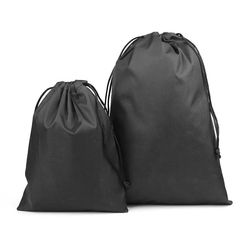 Sacs de rangement en Nylon, sac d'emballage à cordon, housse anti-poussière robuste, poignée en corde Flexible, sac d'organisati