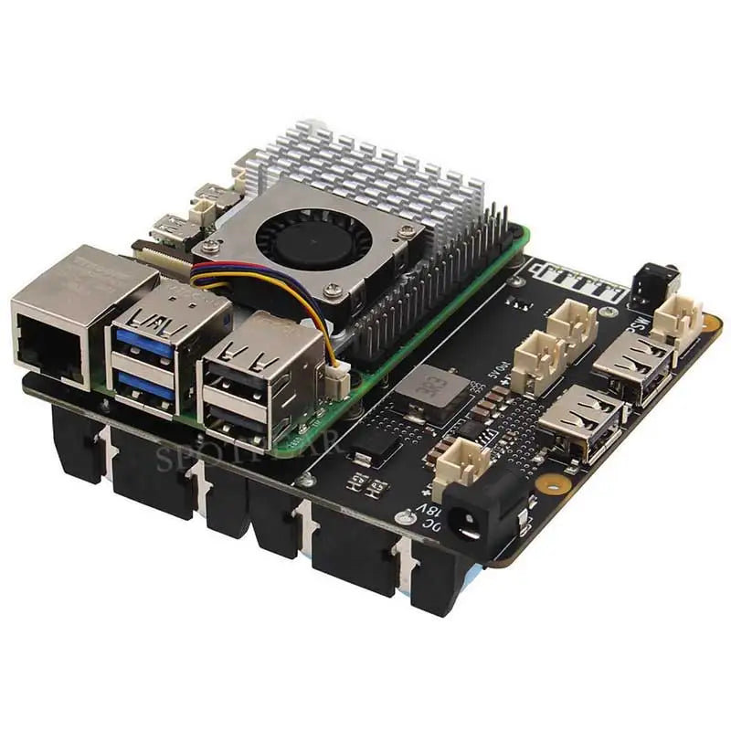 X1202 Raspberry Pi 5 UPS Board Uninterruptible Power Supply with 4 cell 18650 battery (NOT includ) holder for Raspberry Pi 5