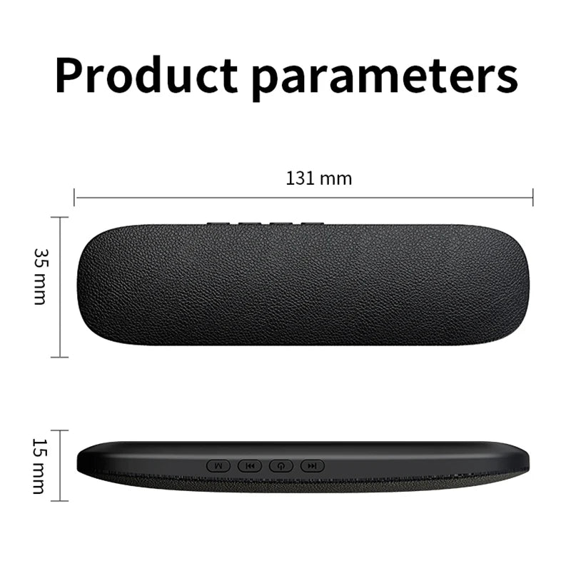 Bluetooth 5.4 Under Pillow Speaker Bone Conduction Speaker Noise Reduction Stereo Music Player With TF Card Slot Timed Shutdown