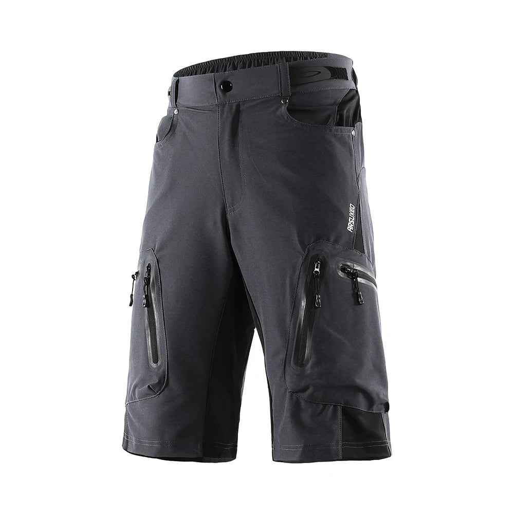Baggy Shorts Cycling Biking Pants Breathable Sports Loose Fit Shorts Outdoor Casual Cycling Clothes with Zippered Pockets