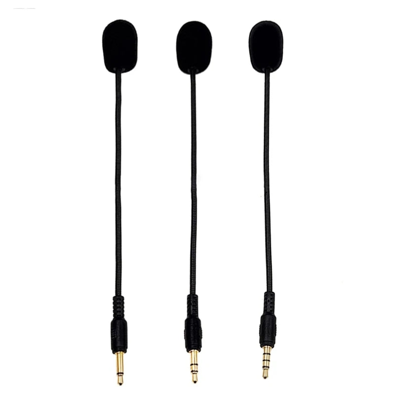 Universal 3.5mm Plug Replacement Noise Reduction Microphone Gaming Headset Bendable Microphone Audio Accessories Props
