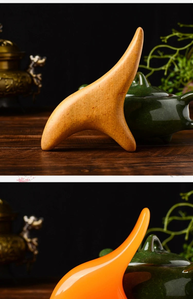 Portable Lightweight Wood Massage Tool Gua Sha for Lymphatic Facial Massage And Muscle Relief Scraping Body Tool for Relaxation