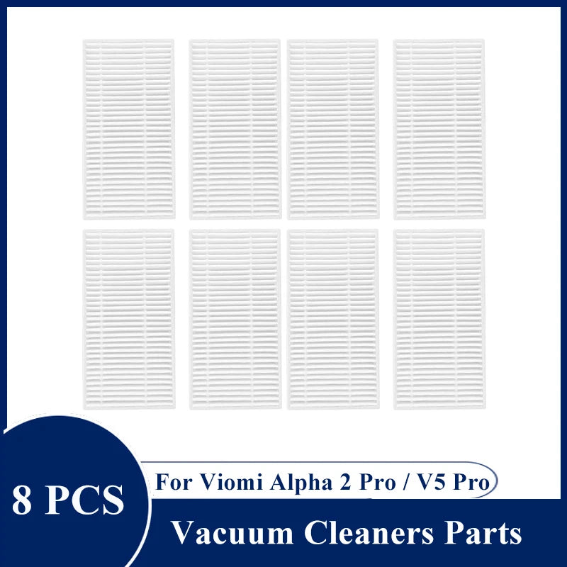 For Viomi Alpha 2 Pro / V5 Pro / V-RVCLM27B / V-RVCLM40B Vacuum Cleaner Parts Replacement Main Side Brush Filter Mop Accessory