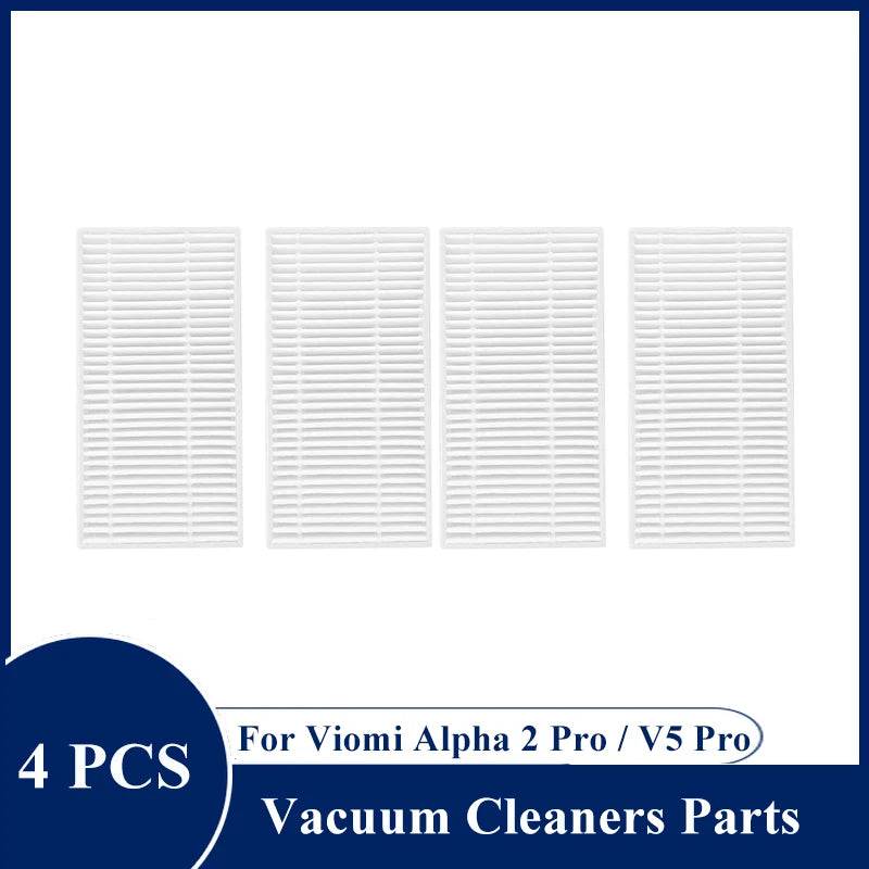 For Viomi Alpha 2 Pro / V5 Pro / V-RVCLM27B / V-RVCLM40B Vacuum Cleaner Parts Replacement Main Side Brush Filter Mop Accessory