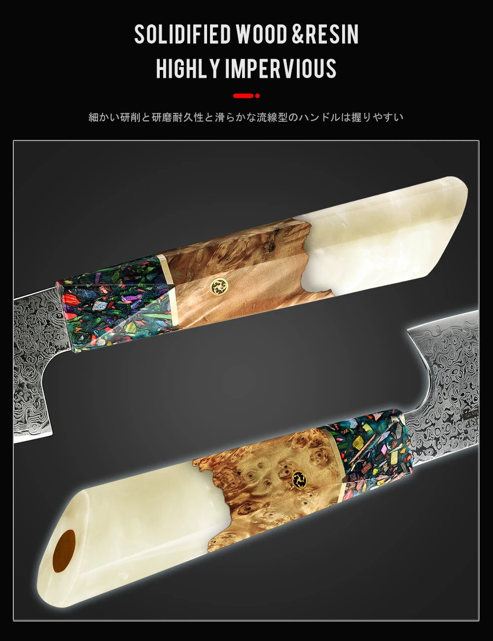 1-3 Pcs Japanese Damascus Steel Kitchen Knife Sets  AUS-10 Steel Chef Utility Kiritsuke Knives Meat Slicing Tools Grandsharp
