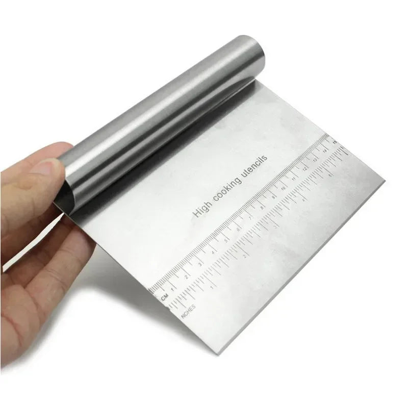Baking Decorating Tools, DIY, Pastry Cutters, Cake Scraper, Dough Scraper, Fondant Spatulas, Edge, Cooking, Stainless Steel