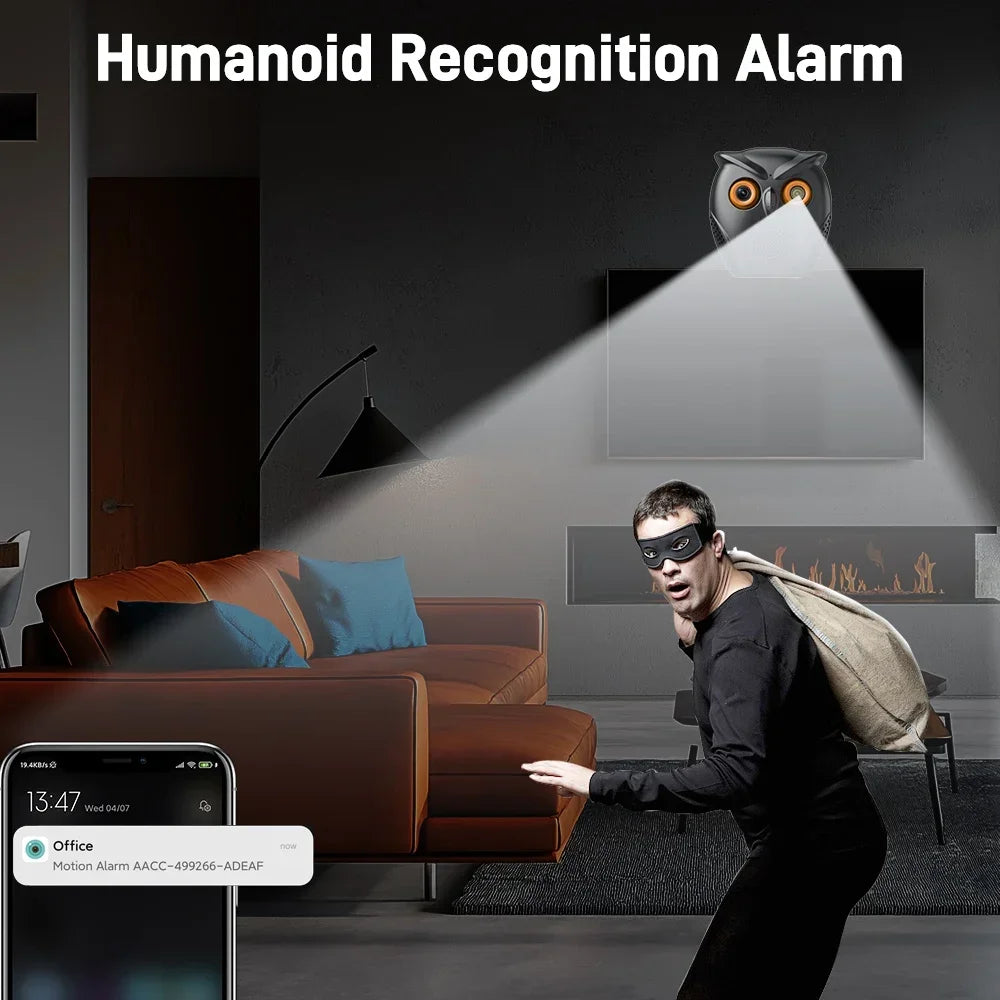 5MP Wifi indoor Security Camera icsee 5mp Human detection Wireless CCTV Video Surveillance Camera Home Smart Baby Monitor Camera
