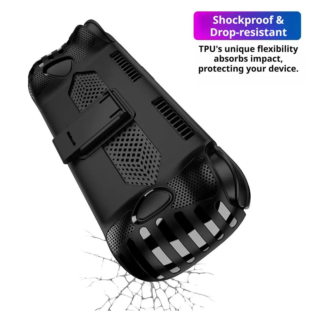 For AYN Odin 3 Handheld Protective Case TPU Protective Shell With Stand Combined Anti Drop Anti Slip Game Consoles Accessories