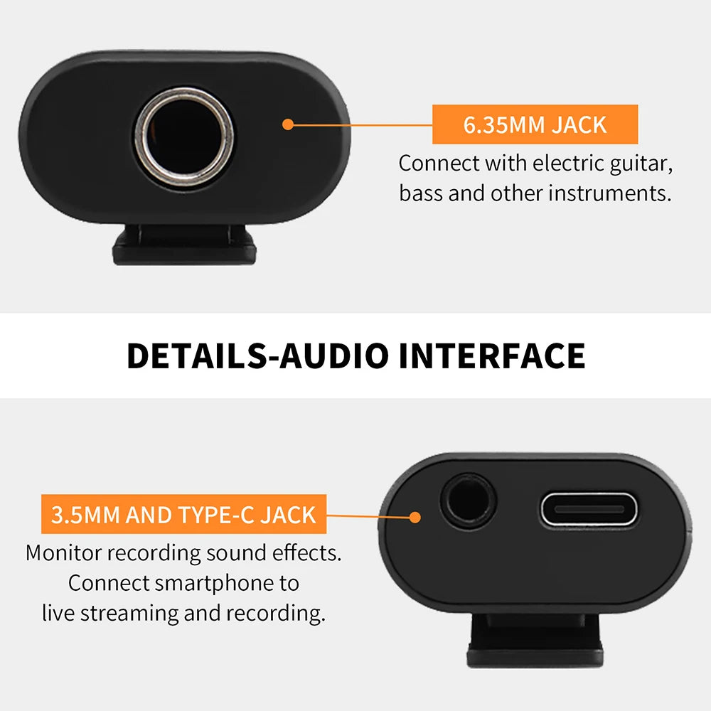 JOYO MOMIX CAB Mini Audio Mixer Guitar Sound Card USB Audio Interface Stereo Output for Guitar Bass Smartphone PC Live Streaming