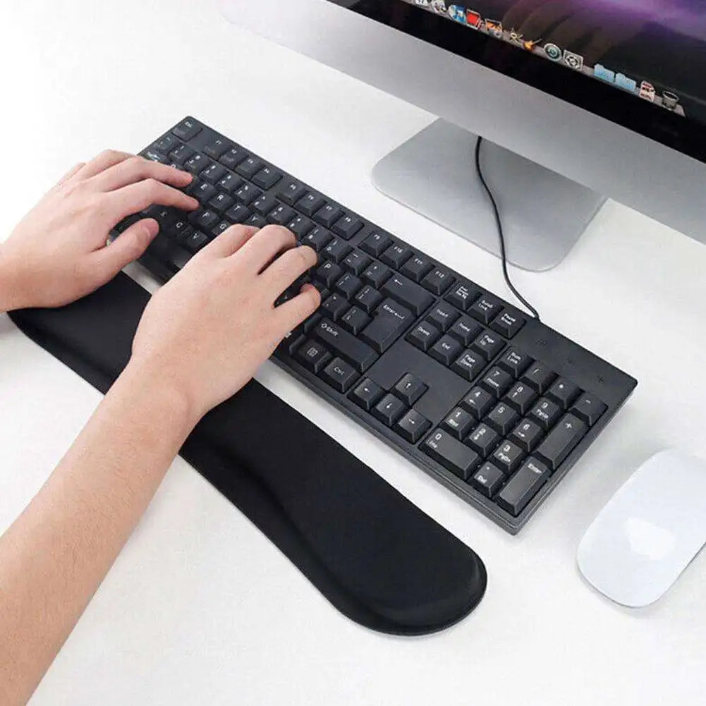 Keyboard Wrist Rest Pad Ergonomic Office Typing Protect Relax Wrist Computer Notebook Mouse Pad Raised Platform Hands