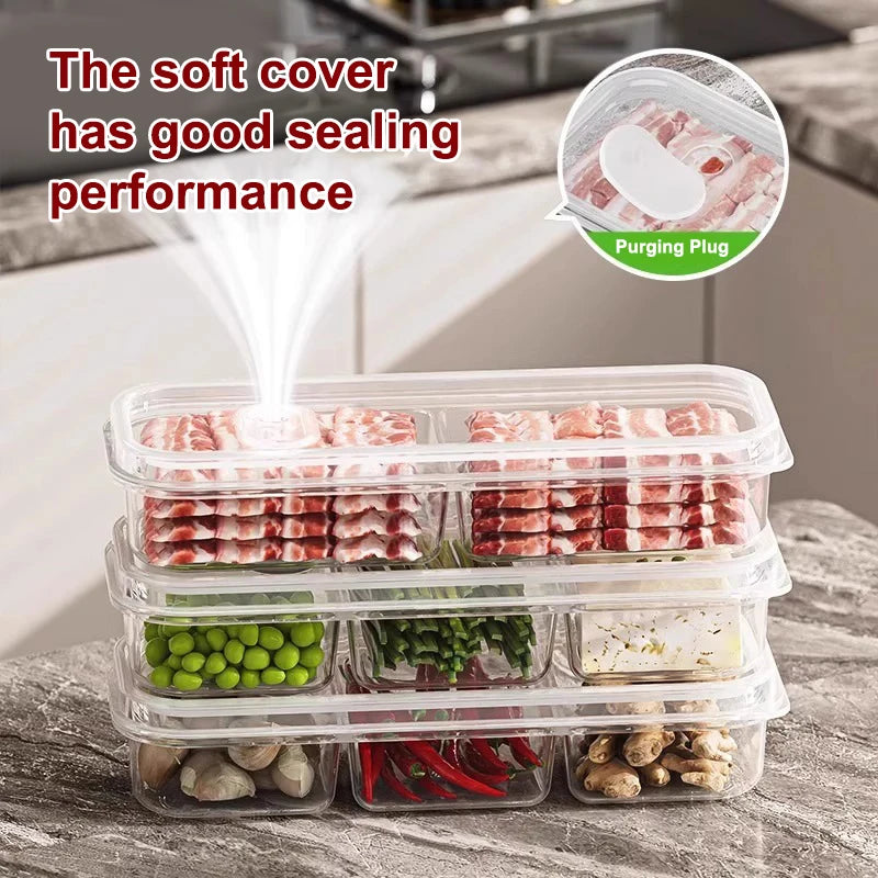 Maximum Capacity Home Food Storage Box; Ideal for Refrigerated Meat Vegetable Preservation