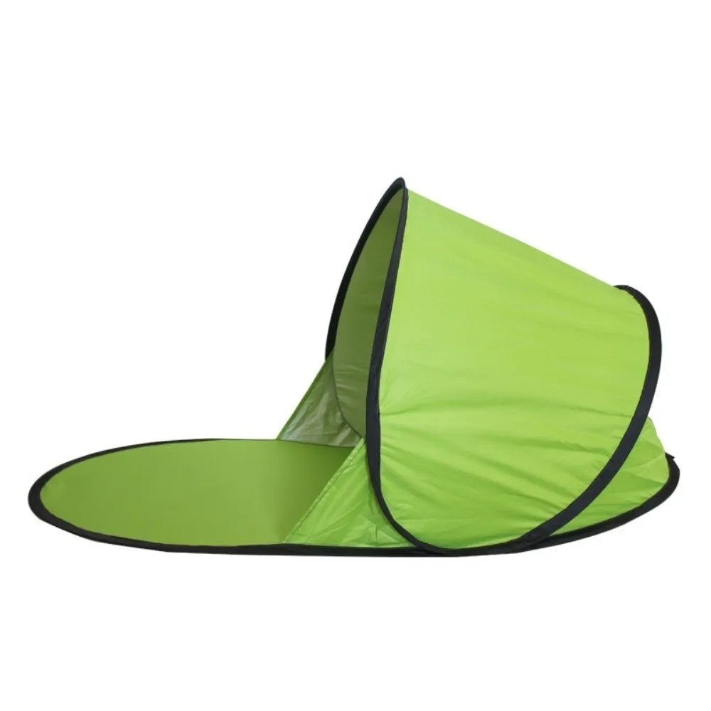 Camping Tent Silver Coated Small Folding Tent Instant Pop-up Automatic Sun Shelter Portable UV Protection Mini Beach Tent Summer