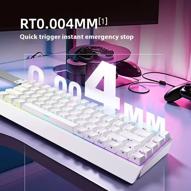 IROK Carotmas Mercury68 mars68 pro Gaming Magnetic Mechanical Keyboard Rapid Trigge 0.004mm 8K Return 256K Scan Gamer Keyboard