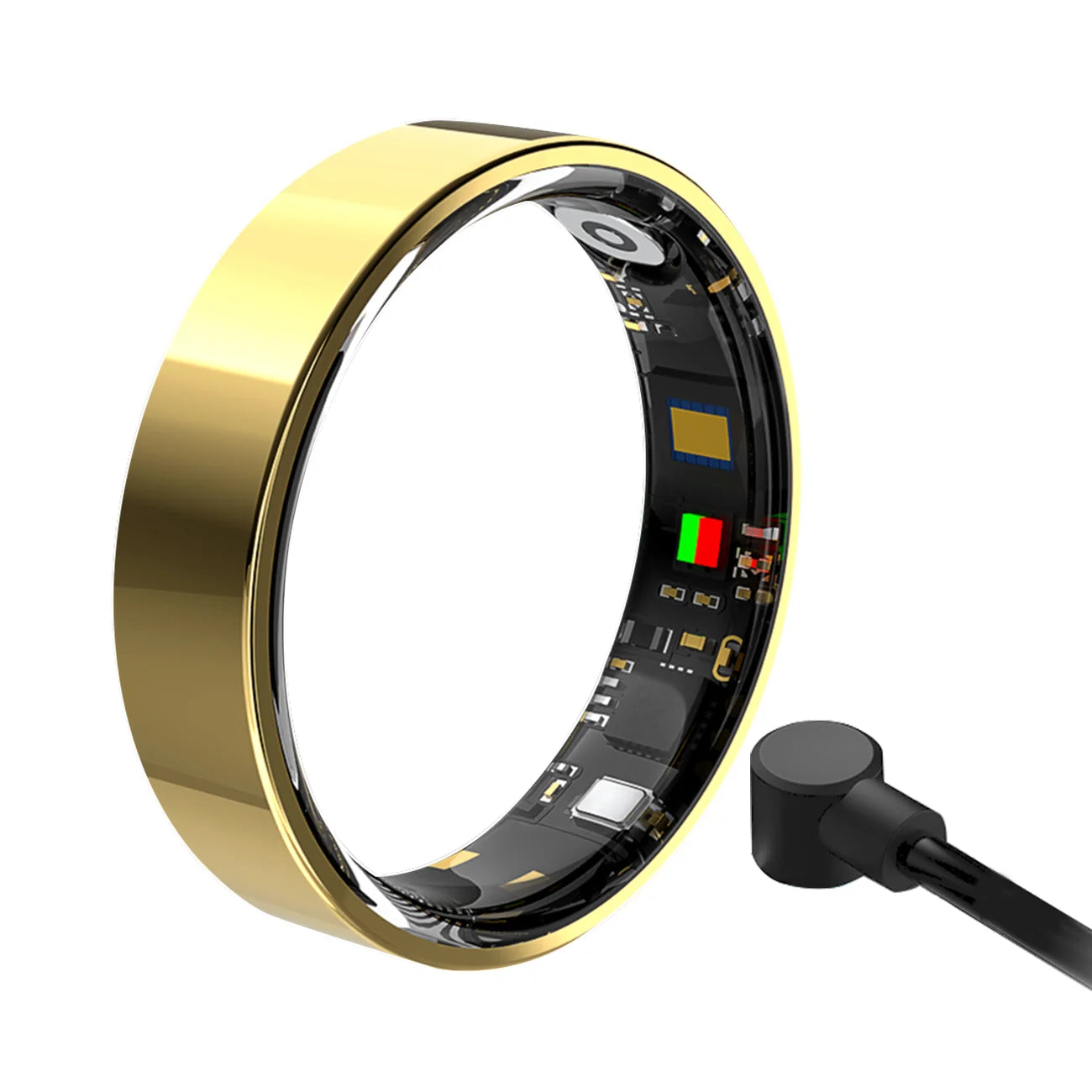 New Smart Ring Heart Rate Blood Oxygen Monitor Health Reminders 5ATM Waterproof Gesture Sensing Switch Videos Sports Record Gift