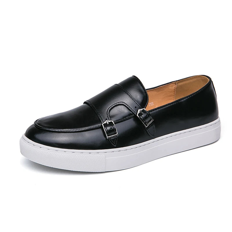 Italy Men Casual Shoes Summer Leather Loafers Office Shoes For Men Driving Moccasins Comfortable Slip on Party Fashion Shoes Men