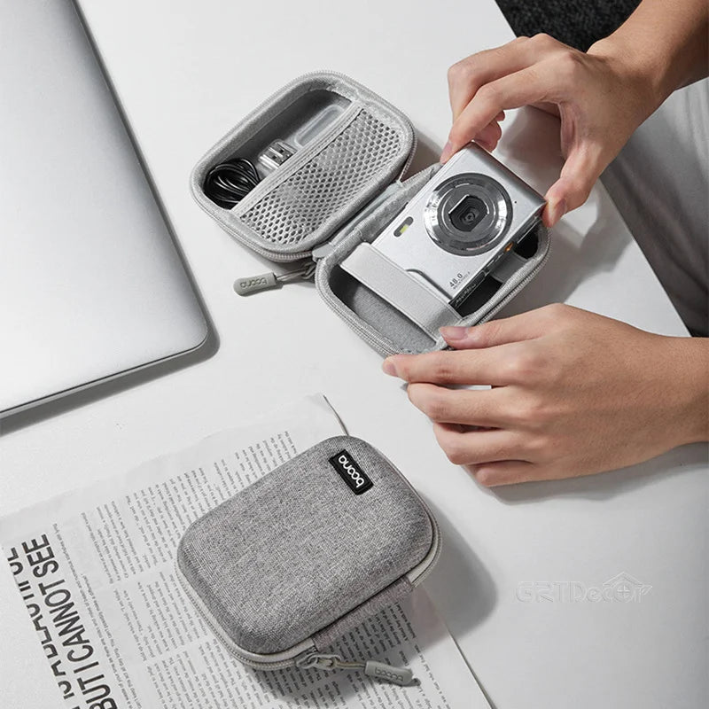 Shockproof Electronics Organizer Case for Power Adapter Cable Storage Bag Bluetooth Earphone Case Travel Small Tech Gadget Pouch