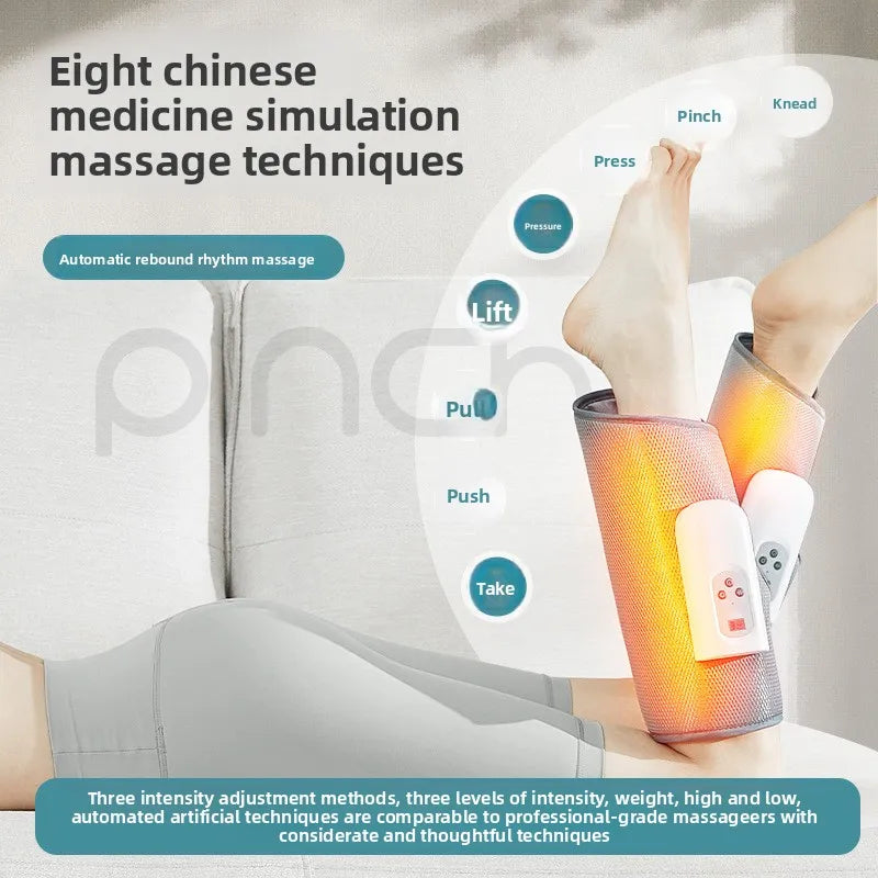 Calf massagerleg air pressure, thigh massager, electric air wave compression, airbag vibration, charging, leg beauty instrument