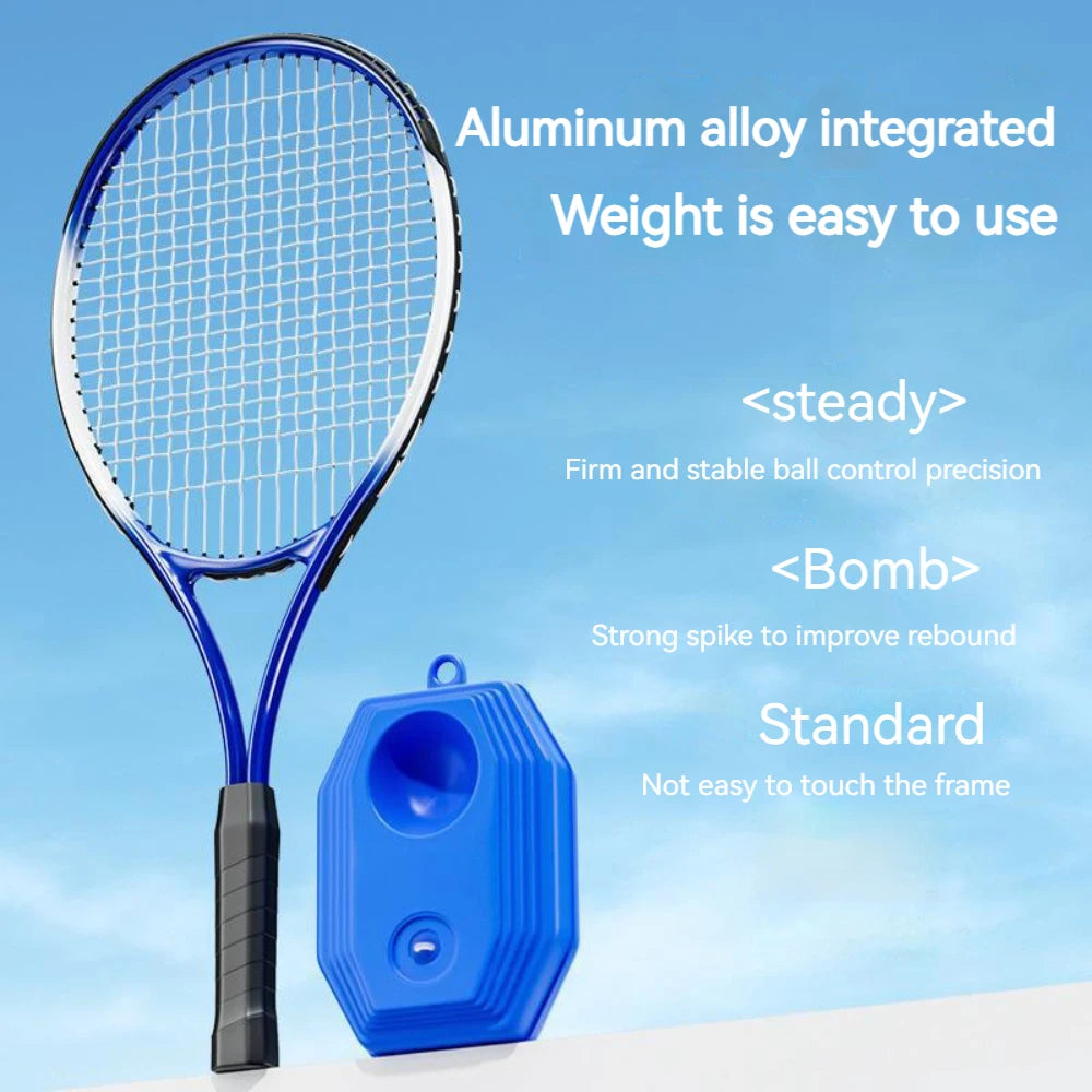 Beach Tennis Racket 2Pcs Kids Outdoor Sports Racquet Set Children's Beginners Serve Rebound Training Tennis Racket Set