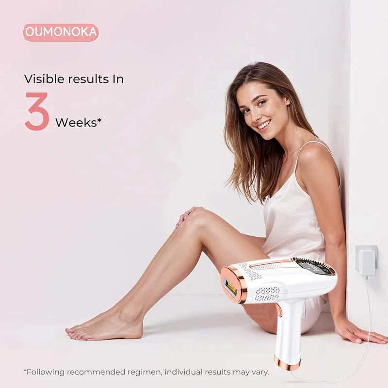 IPL Hair Removal Device 999999 Flashes Painless Laser Epilator for Women Permanent Hair Removal Home Use Body Bikini Face