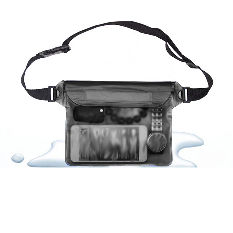 High Waterproof Sealing Swimming Bag Large Size Transparent Underwater Dry Protection Bag for Iphone Mobile Phone Pouch