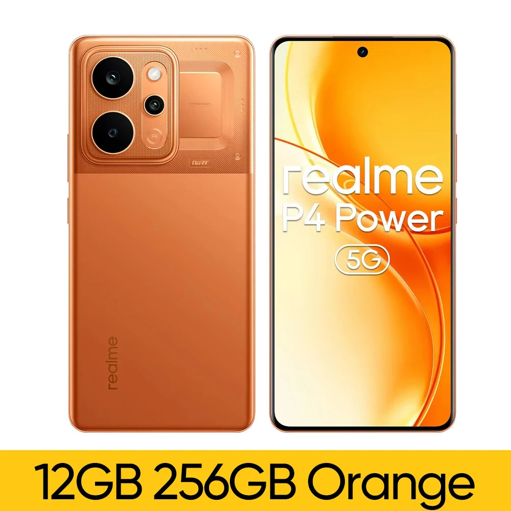 [New Launch] realme P4 Power 5G Smartphone 10001mAh Battery 80W Charge Dimensity 7400 Ultra Chipset 6.8" 144Hz Curved Display