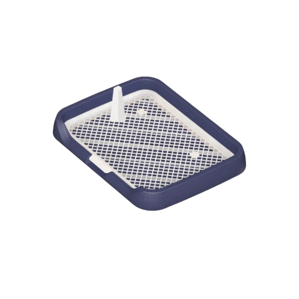 Pet Urine Basin Splash-Proof Dog Training Toilet Removable Net Mesh Dog Potty Toilet Open Top Plastic Pet Potty Pads Indoor Use