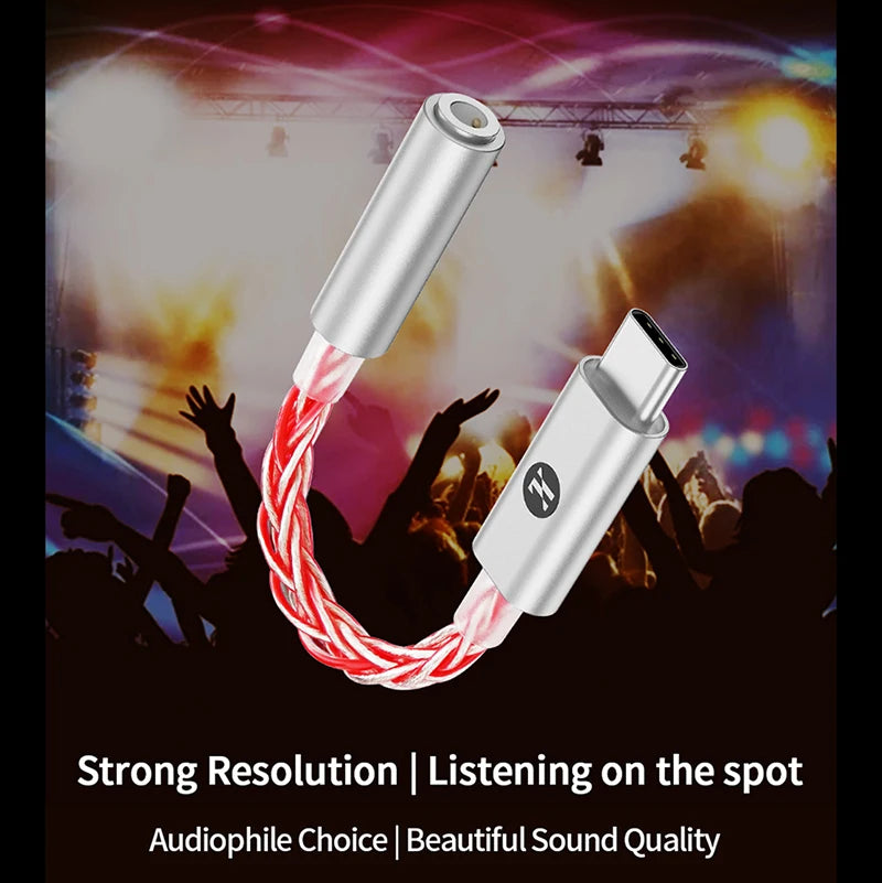 JCALLY JM6 Pro Type-C to 3.5mm Dual DAC CX31993 MAX97220 Digital Audio Headphone Amplifier HiFi DAC Mobile Headset Adapter