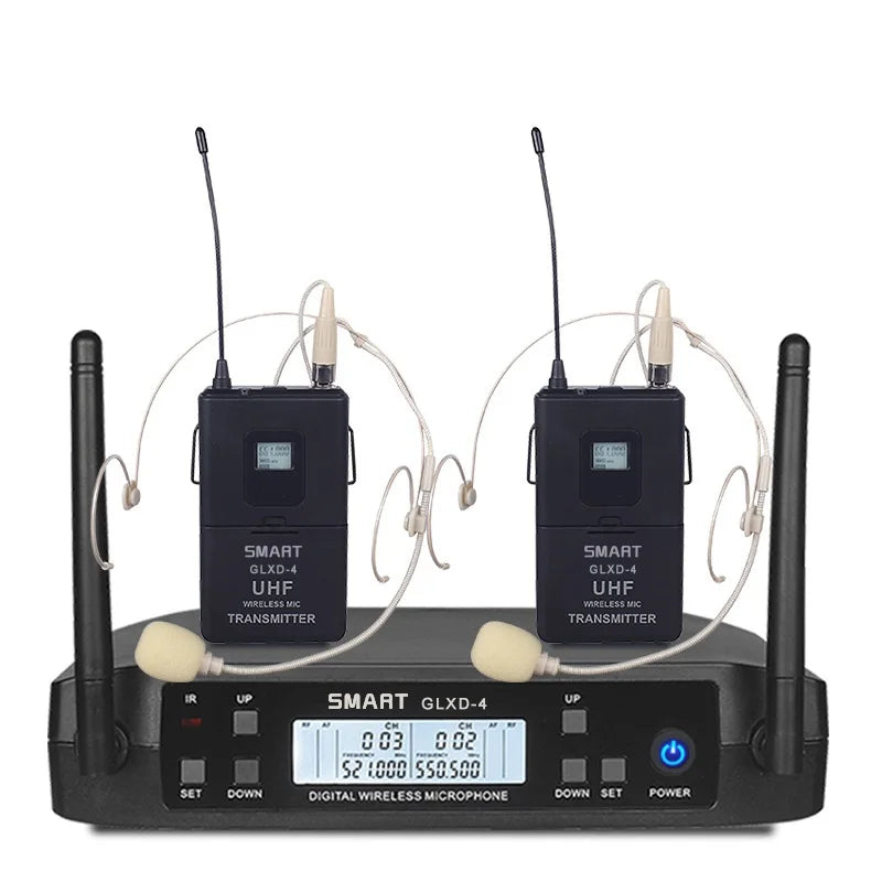 Wireless Microphone Professional System UHF Automatic U segment FM mobile loop  Frequency 60M Party Stage Church speech karaoke
