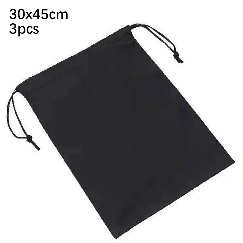 Sacs de rangement en Nylon, sac d'emballage à cordon, housse anti-poussière robuste, poignée en corde Flexible, sac d'organisati