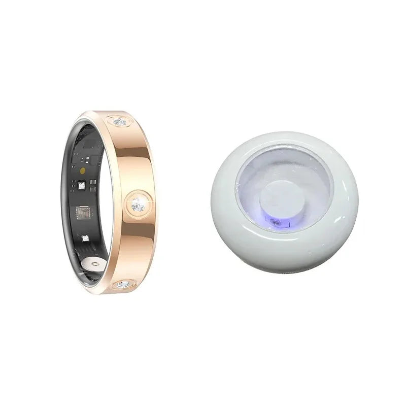 For Xiaomi Smart Ring Women Men Super Narrow Heart Rate Health Stress Measurement Monitor HR01 Waterproof Fashion Ring New
