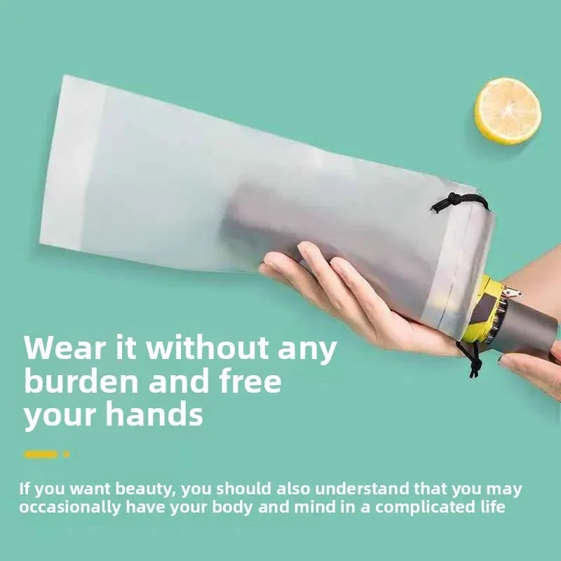 Waterproof Sandproof Umbrella Pouch with Drawstring Reusable Storage Bag for Home Travel umbrella cover umbrella spare