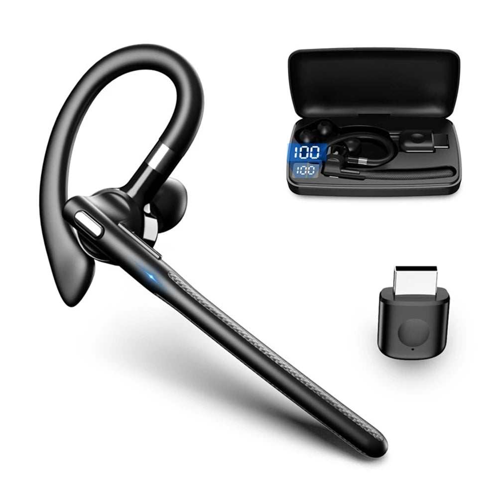 Bluetooth 5.4 Headphones Wireless Headset Dual Microphone Mute CVC8.0 Noise Cancelling Driving Headphones Hands-free Headphones