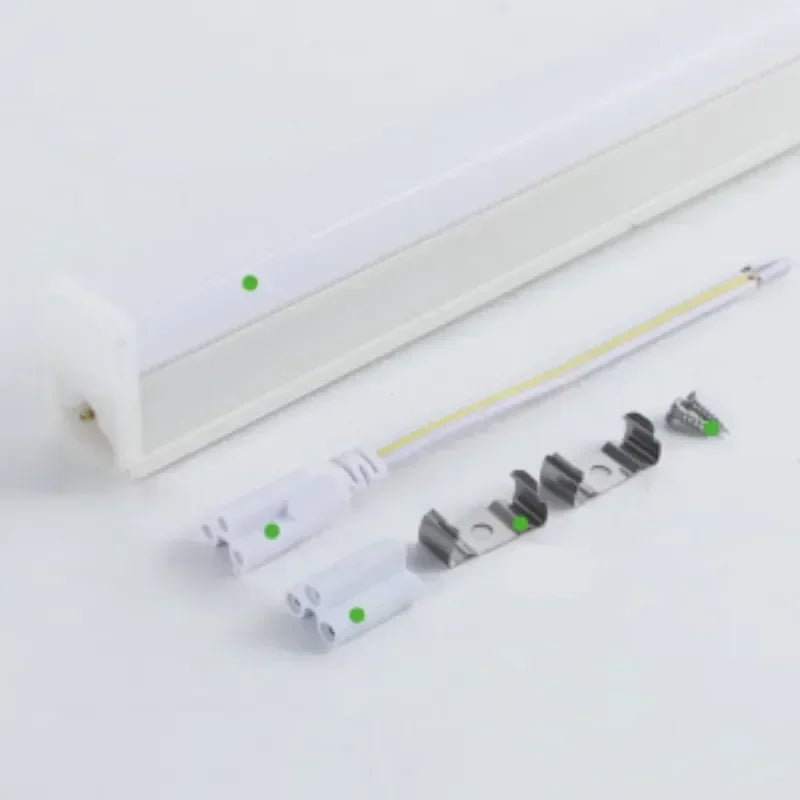 2x T5 T8 fluorescent lamp LED lamp 30cm 60cm 1.2m 0.9m 6w 10W cold white light 110V 220V LED lamp integration, kitchen lighting