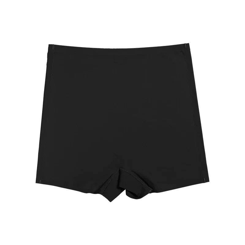 New Design Ladies Seamless Ice Silk Solid Biker Shorts Boxer Short Leggings Sports Yoga Pants Women's Shorts Panties T1584