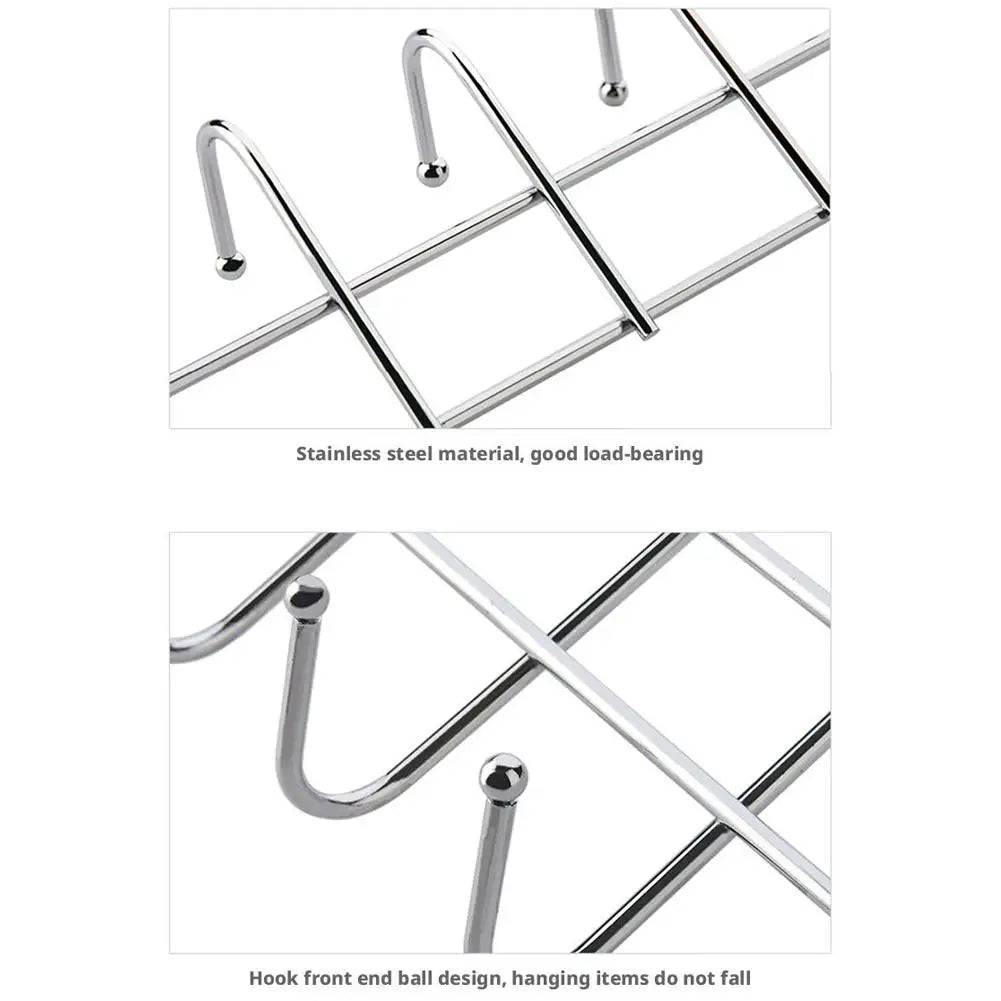 Hooks Over The Door 5 Hooks Home Bathroom Organizer Rack Clothes Coat Hat Towel Bags Keys Hanger Bathroom Kitchen Accessories