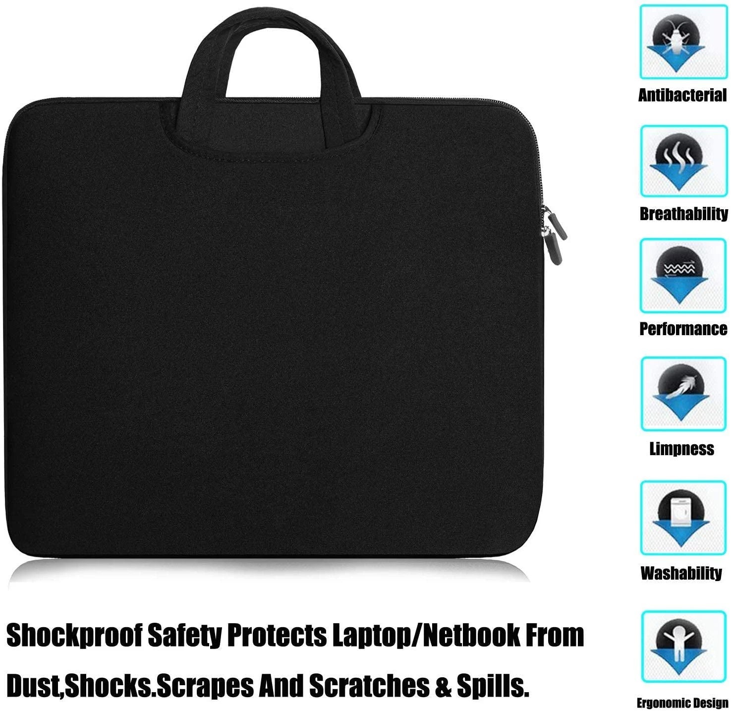 Colorful Zipper Laptop Handbag 13/14/15 inch Notebook Case for Macbook Computer Carry Bag Laptop Sleeve Briefcase