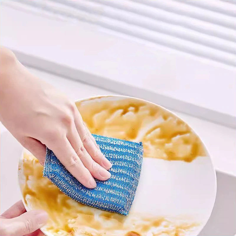 Kitchen Cleaning Sponge Multi-Functional Sponge Brush Set Scratch-free Cleaning Sponge Wipe   for Efficient Home Cleaning Tools