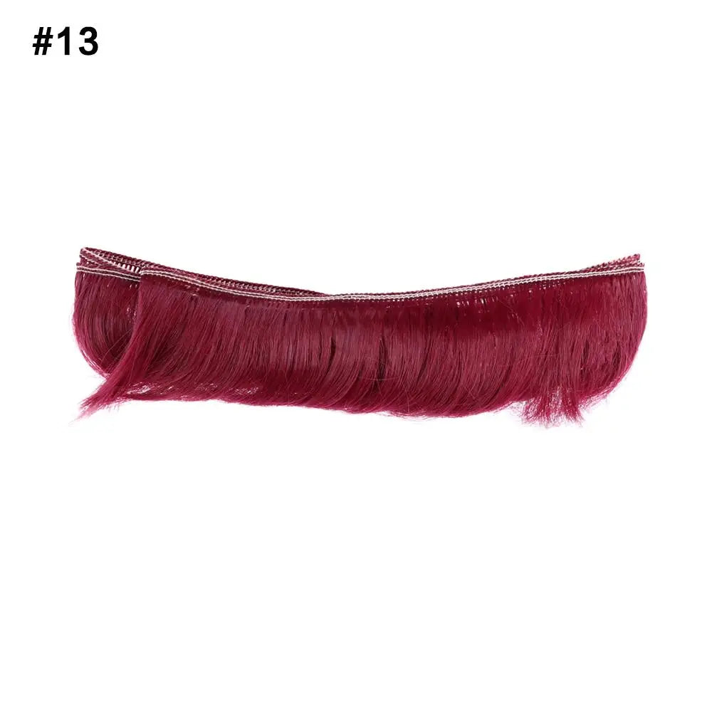 5CM Wigs 1/6 1/4 1/3 Mini Tresses Short Curly Wigs Toy Toupee Doll Fringe Hair Wigs Dolls Accessories Kids Gifts Accessories