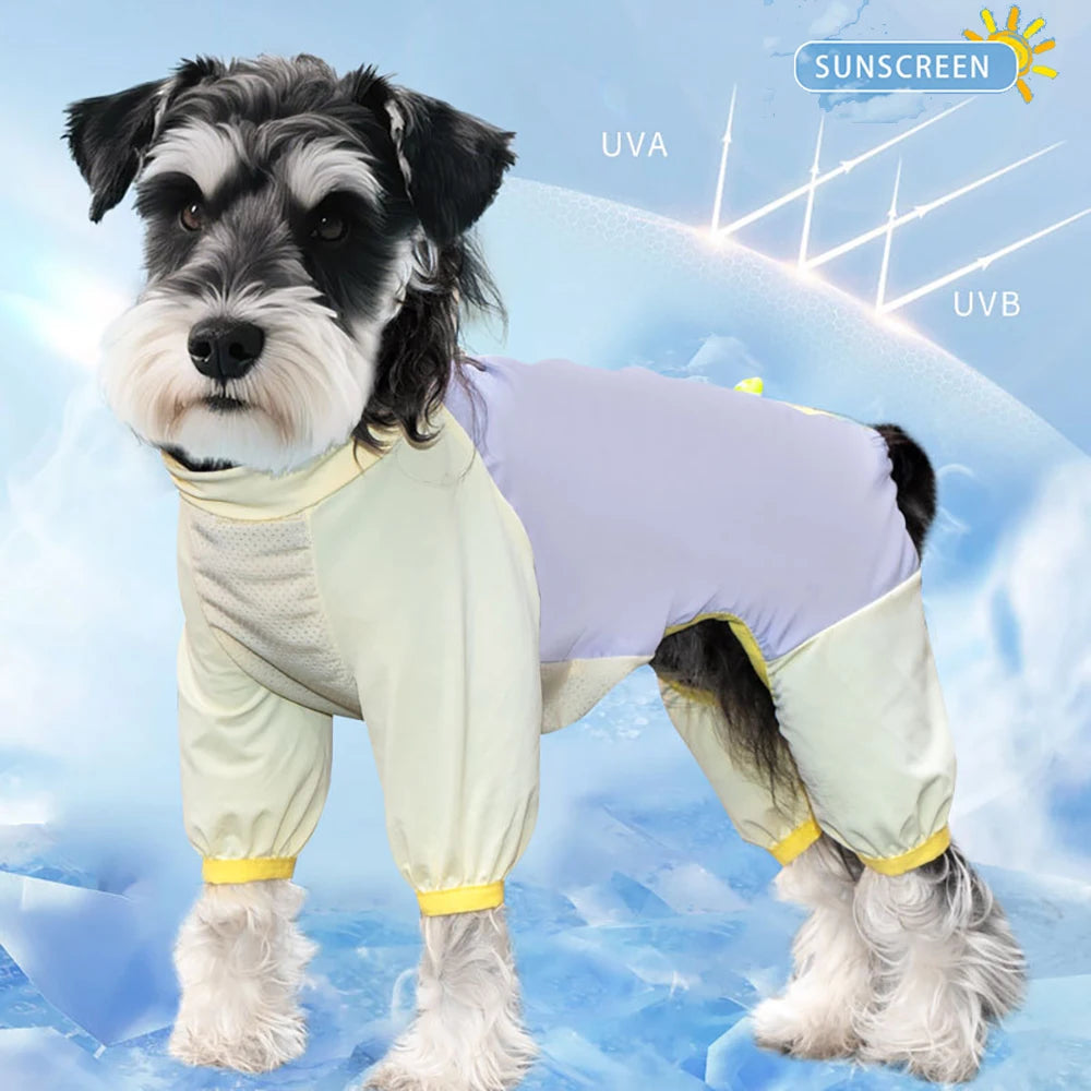 Dog Cooling Vest for Summer - UV Sun Protection Breathable Mesh Ice Jacket, Small Medium Large Dogs, Adjustable for Outdoor Walk