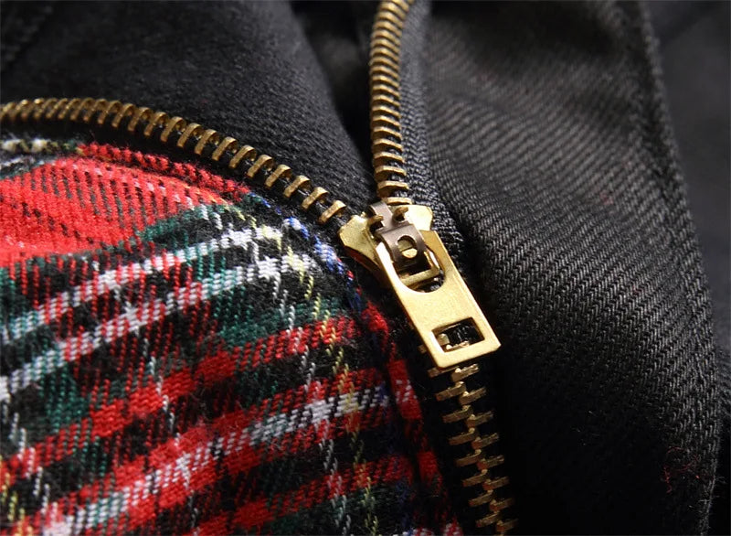 Jeans Men New Suspender Color Blocking Slim Fit Hip-hop Personality Funny Design for Men's Denim