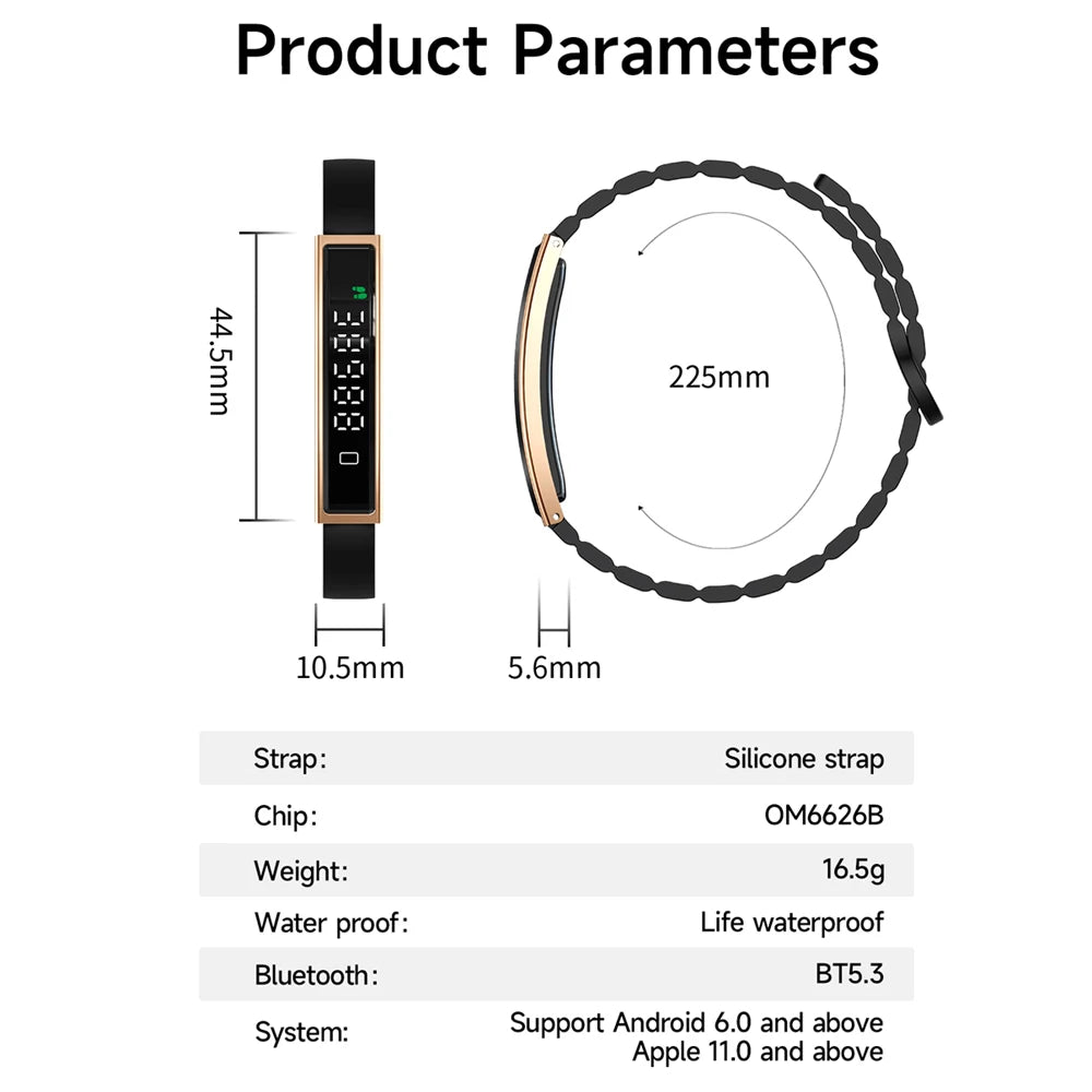2026 New Smart Watch Pedometer Health Smart Bracelet Women Men Sports Fitness Waterproof Heart Rate Sleep Monitoring Wristbands