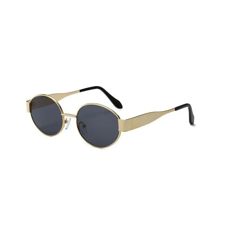 2025 New Fashion Retro Women Sunglasses Luxury Oval Frame Sunshade UV400 Unisex Outdoor Glasses for Traveling, Driving, Parties