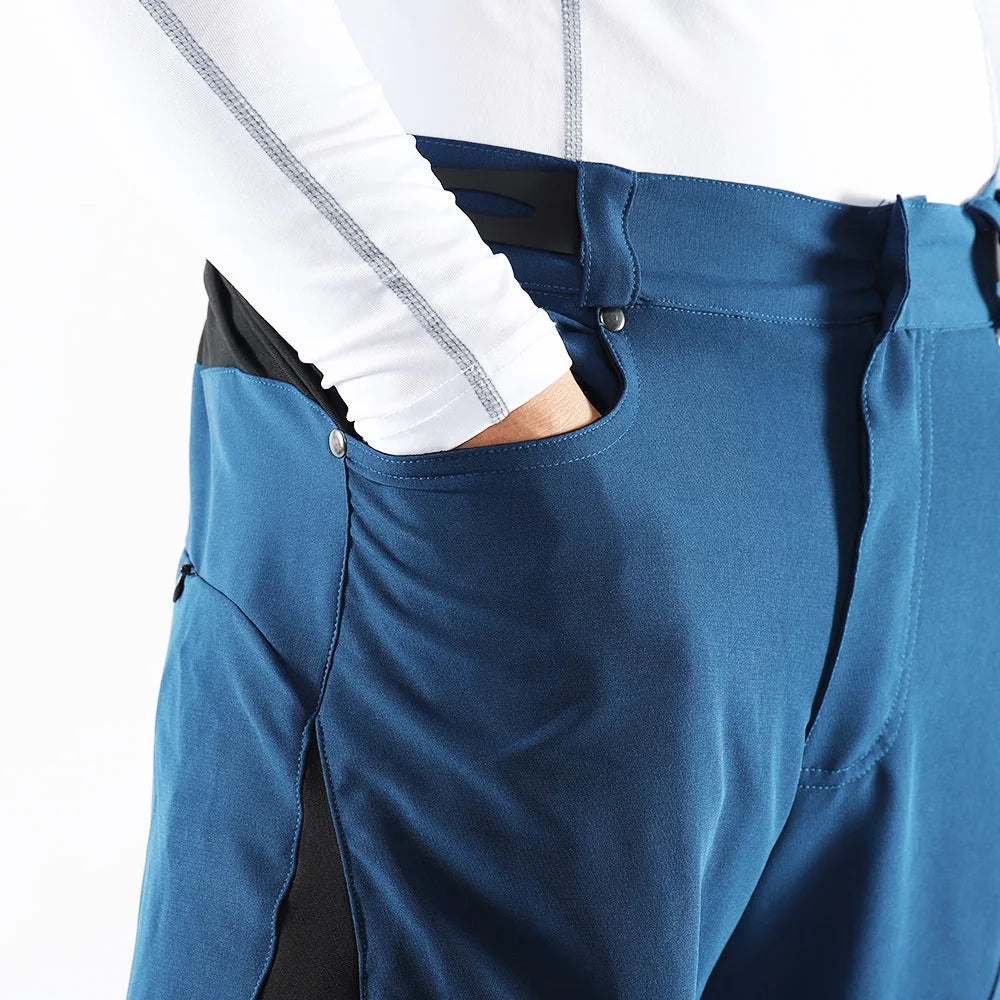 Baggy Shorts Cycling Biking Pants Breathable Sports Loose Fit Shorts Outdoor Casual Cycling Clothes with Zippered Pockets