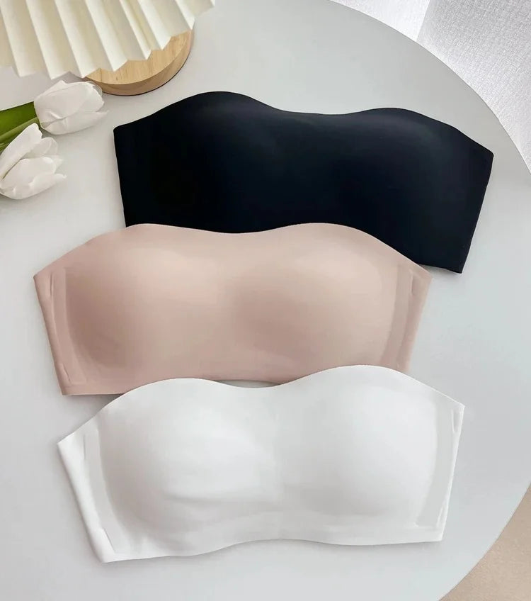 Bras For Women Non-Wire Bra Invisible Cup Padded Brassiere Seamless Underwear Female Sexy Lingerie Women'S Without Straps