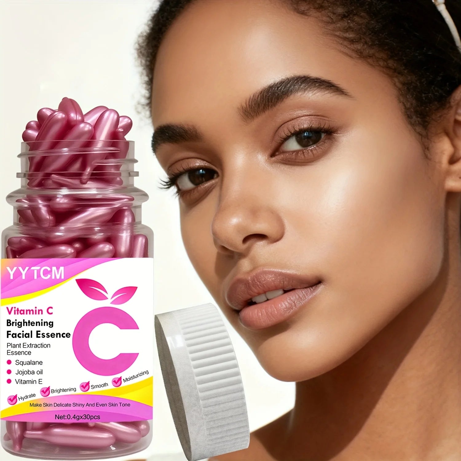 Vitamin C Skin-Brightening Capsule Essence - Hydrating & Moisturizing Serum