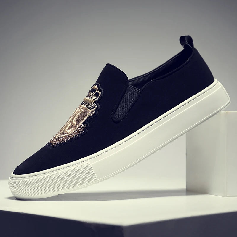 Men's Fashionable All-Match Casual Loafers Comfortable Slip-On Shoes for Every Occasion-19051